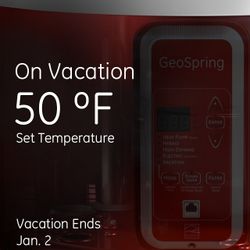 Water heater app—temperature setting