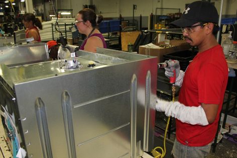 Hegel Arrabis, employee Roper Corporation plant in LaFayette, Ga.