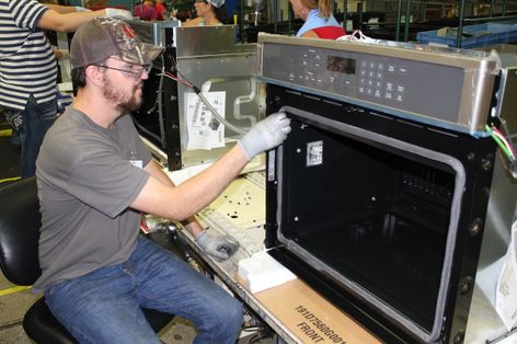 John Suggs, employee Roper Corporation plant in LaFayette, Ga.