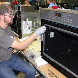 John Suggs, employee Roper Corporation plant in LaFayette, Ga.