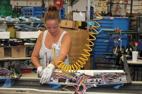 Denae Hammett, employee at the Roper plant in LaFayette, Ga.