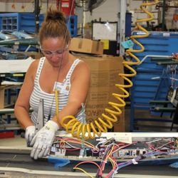 Denae Hammett, employee at the Roper plant in LaFayette, Ga.