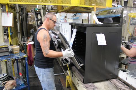 Steven Benedict, employee at the Roper plant in LaFayette, Ga.