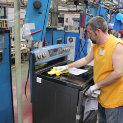 Wes Crane, employee at the Roper plant in LaFayette, Ga.