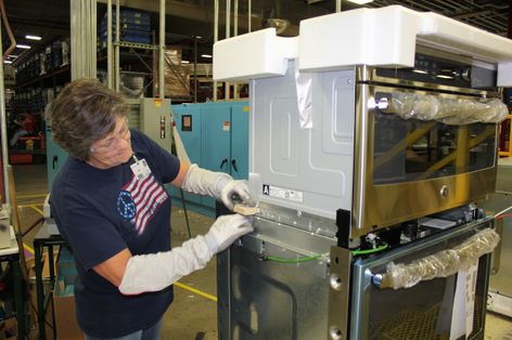 Jan Prince, employee at the Roper plant in LaFayette, Ga.