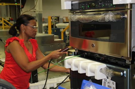 Wendy Scott, employee at the Roper plant in LaFayette, Ga.