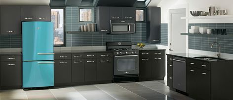 GE’s Artistry refrigerator in Cupcake Blue