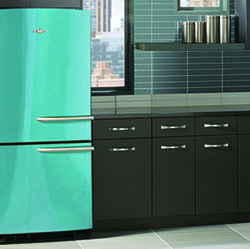 GE’s Artistry refrigerator in Cupcake Blue