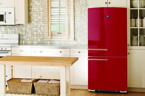 GE’s Artistry™ refrigerator in Red Pepper
