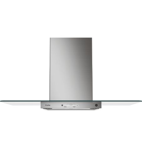 GE Profile™ Series flat-glass canopy hood model PVW7361SJ