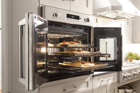GE Monogram® French door wall oven (model ZET1FHSS)