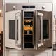 GE Monogram® French door wall oven (model ZET1FHSS)