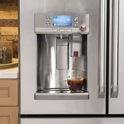GE Café French door refrigerator with Keurig® K-Cup® single cup brewer GE Café French door refrigerator with Keurig® K-Cup® single cup brewer
