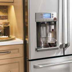 GE Café French door refrigerator with Keurig® K-Cup® single cup brewer GE Café French door refrigerator with Keurig® K-Cup® single cup brewer