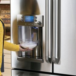 GE Café French door refrigerator with Keurig® K-Cup® single cup brewer GE Café French door refrigerator with Keurig® K-Cup® single cup brewer