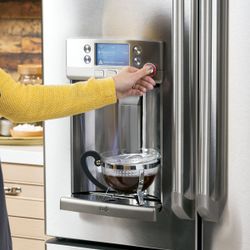 GE Café French door refrigerator with Keurig® K-Cup® single cup brewer GE Café French door refrigerator with Keurig® K-Cup® single cup brewer