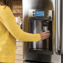 GE Café French door refrigerator with Keurig® K-Cup® single cup brewer GE Café French door refrigerator with Keurig® K-Cup® single cup brewer