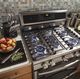 Edge-to-Edge Cooktop with Gas Burners