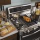 Edge-to-Edge Gas Cooktop with Dual Purpose Center Burner