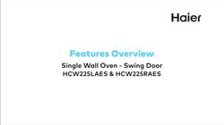 Haier Swing-Door Wall Oven (HCW225LAES, HCW225RAES) Haier Swing-Door Wall Oven (HCW225LAES, HCW225RAES)