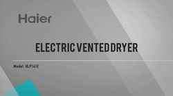 Haier Compact Dryer (HLP141E) Haier Compact Dryer (HLP141E)