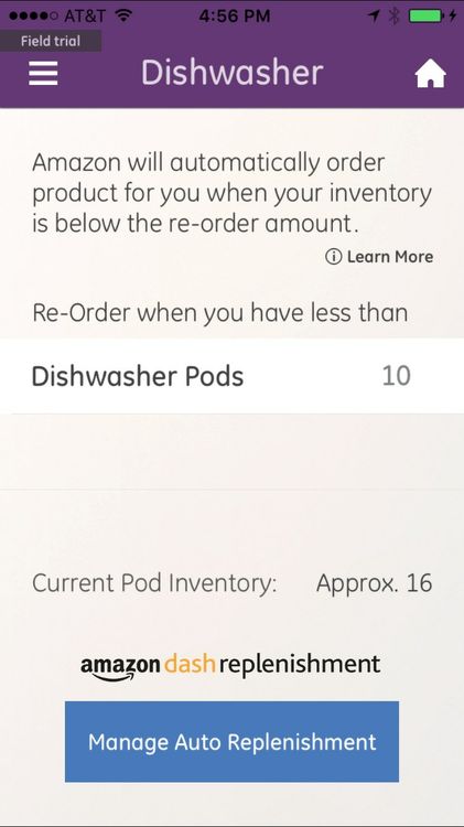 GE Appliances and Amazon Dash