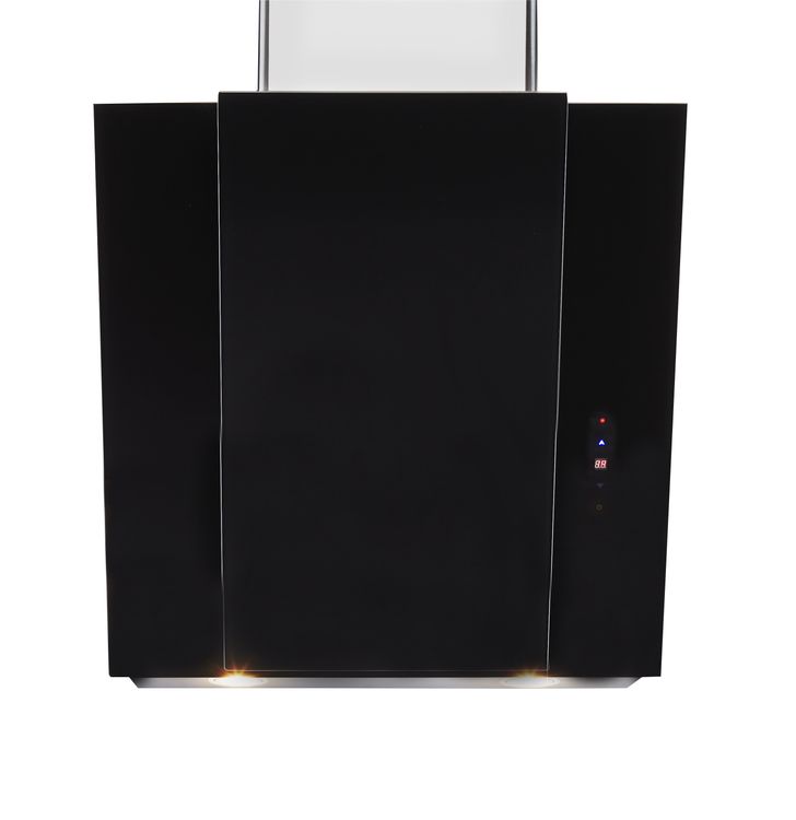 24” Black Glass Slanted Hood, HCH2400ACB
