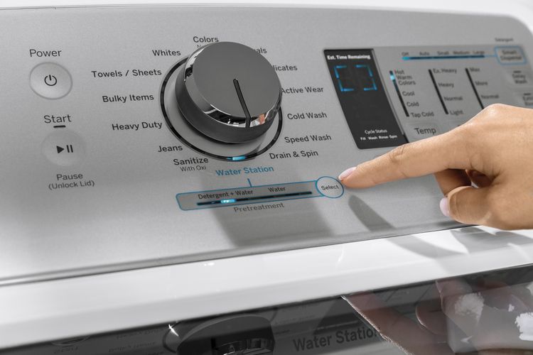 Top Load Washer with Soapy Water Pretreating Station