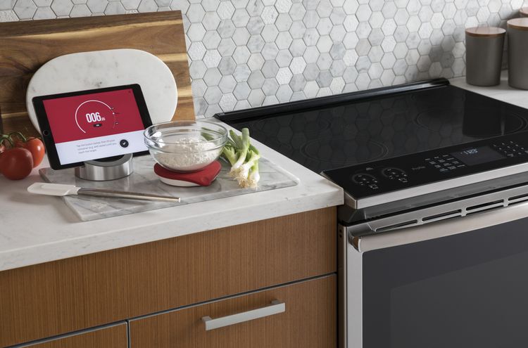 GE Profile™ Electric Front Control Slide-in Range