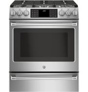 GE Café™ Gas and Dual Fuel Front Control Slide-in Range