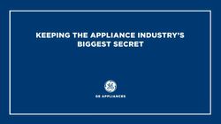 Keeping the Appliance Industry’s Biggest Secret