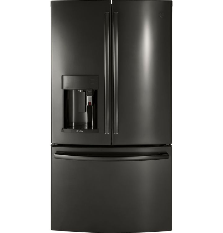 Black Stainless GE Profile Refrigerator (Model PFE28PBLTS)