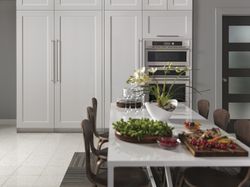 Monogram Columns refrigerator and freezer