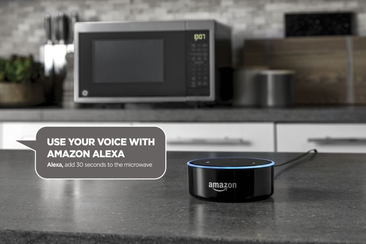 GE Smart Microwave with Scan-to-Cook Technology