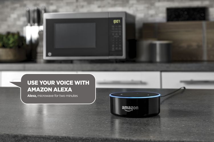 GE Smart Microwave with Scan-to-Cook Technology
