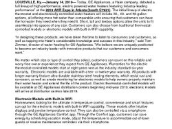 GE Appliances’ New Lineup of Electric Hot Water Heaters GE Appliances’ New Lineup of Electric Hot Water Heaters
