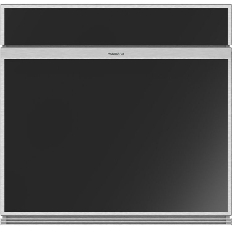 Monogram Minimalist Collection Handeless Wall Oven: Push or Voice to Open Available Mid 2020