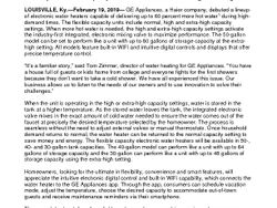 GE Appliances Water Heaters with Mixing Valve