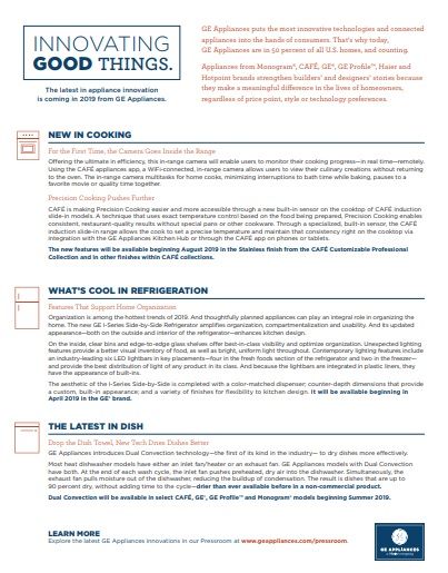 Innovating Good Things
