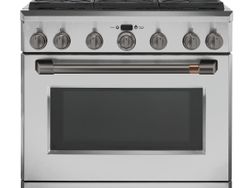 Stainless All Gas Range_Brushed Black
