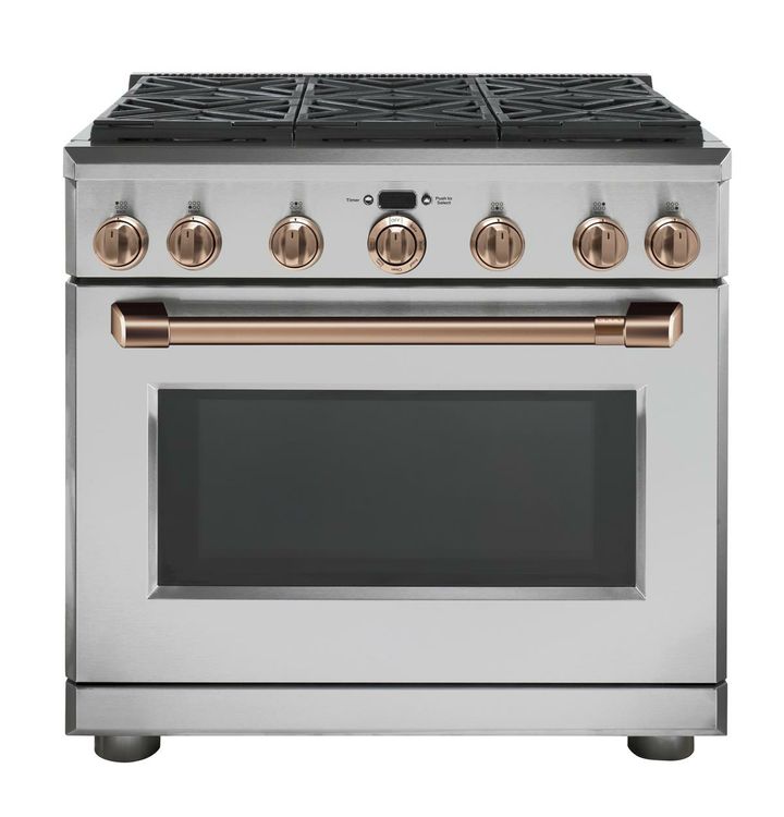 Stainless All Gas Range_Brushed Copper