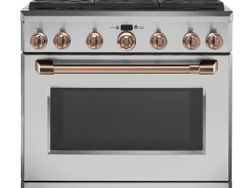 Stainless All Gas Range_Brushed Copper