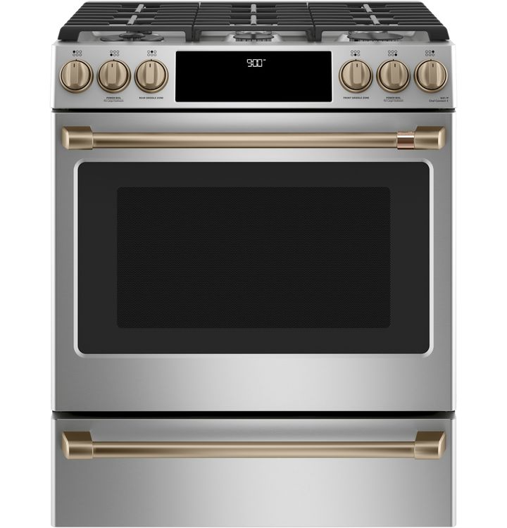 Stainless Convection Range_Brushed Bronze