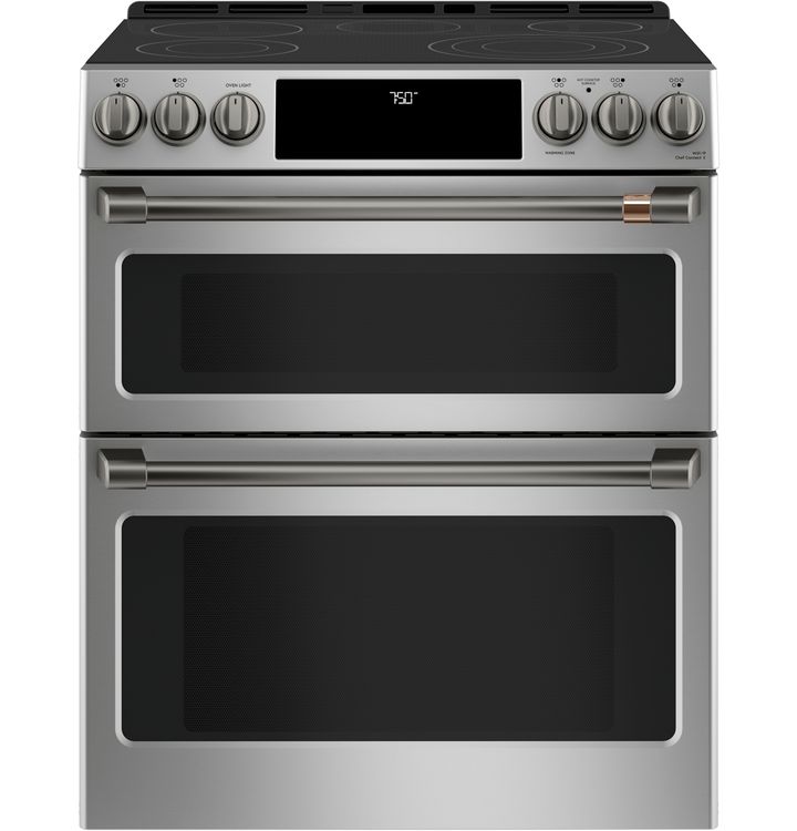 Stainless Double Oven Range_Brushed Black