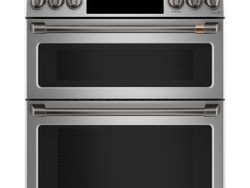 Stainless Double Oven Range_Brushed Black