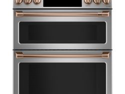Stainless Double Oven Range_Brushed Copper