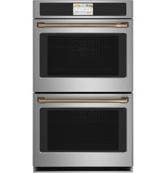 Stainless Double Wall Oven_Brushed Bronze