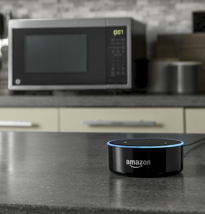 GE Countertop Microwave Oven - Amazon Alexa