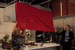 GEA CEO Kevin Nolan and Logan Street Market Founder Medora Safai Reveal Kitchen Logo 