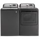 GE 4.8 cu. ft. Capacity Washer with Tide PODS Dispense Washer and Dryer
